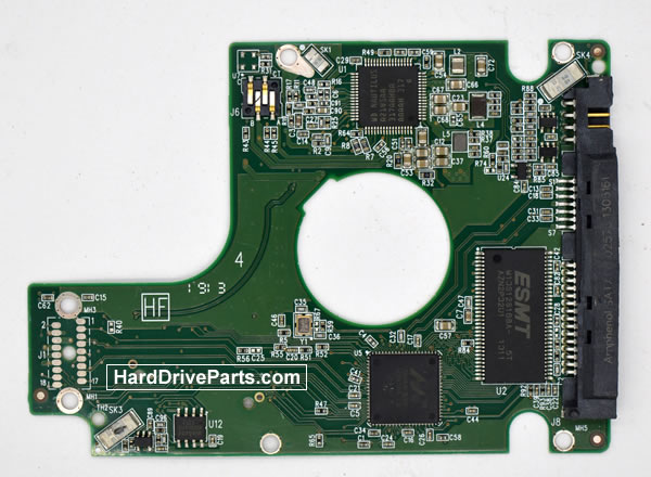 Western Digital WD10JUCT Scheda Elettronica 2060-771960-000 Western Digital WD10JUCT Scheda Elettronica 2060-771960-000